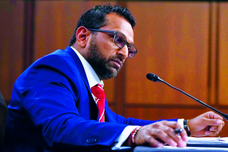 Patel clashes with skeptical Dems at contentious hearing
